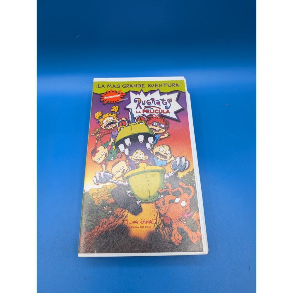Rugrats La Pelicula (Rugrats Movie) VHS 1999 Nickelodeon Clamshell Español RARE